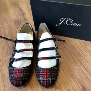 Fun JCrew Tartan Flats